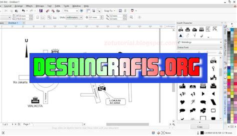 Cara Membuat Map Di Coreldraw Desain Grafis Indonesia