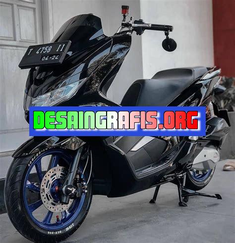 Modifikasi Motor Pcx Hitam Desain Grafis Indonesia