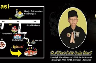 Desain Undangan Khitan / Sunat PSHT Full Color cdr