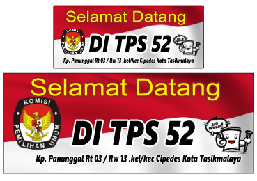 Unduh Desain Banner Selamat Datang di TPS File CDR Bisa Diedit | Desain Grafis Indonesia