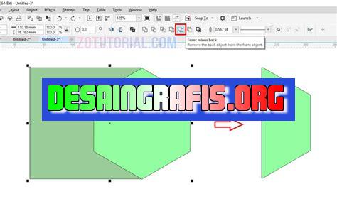 cara menghapus objek gambar di coreldraw