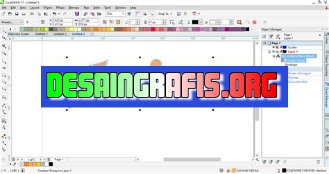 cara membuat garis tepi coreldraw