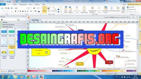 cara membuat mind mapping dengan canva