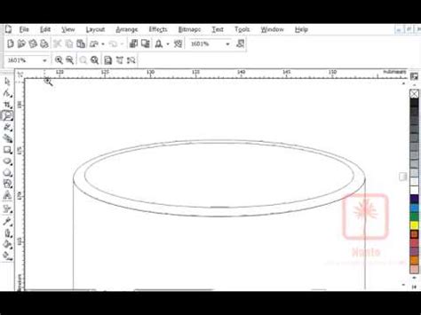 Cara Mudah Membuat Tabung 3D di Coreldraw untuk Pemula