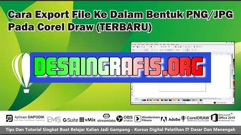 cara export coreldraw hanya bagian canvas