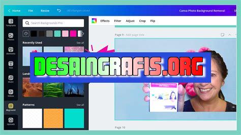 cara memakai background di canva