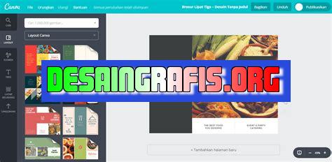 cara membuat brosur jadi lebar di canva