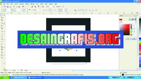 cara memasukkan gambar menjadi background di coreldraw