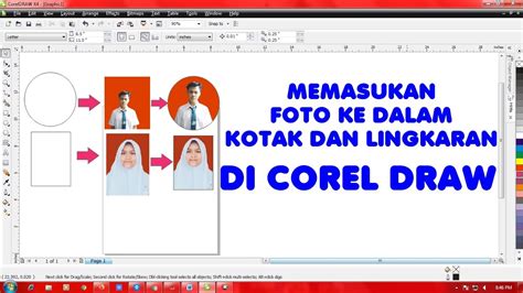 Cara Simpel Memasukkan Foto Ke Lingkaran Di CorelDRAW | Desain Grafis ...