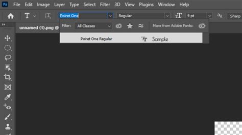 cara memasukkan font ke photoshop