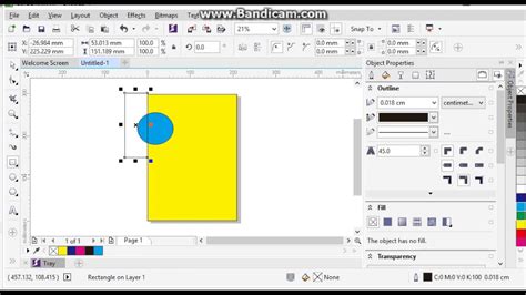 cara mengatur ukuran objek di coreldraw x7