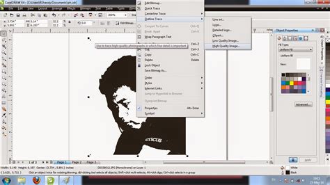 cara merubah foto warna menjadi hitam putih di coreldraw