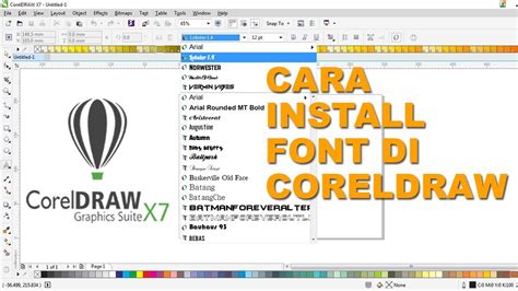 Cara Mudah Menambahkan Font di CorelDRAW untuk Hasil Desain yang Lebih Variatif