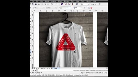 cara mockup di coreldraw