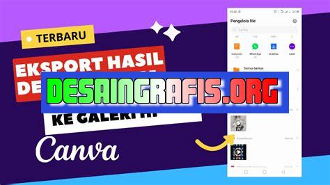 cara menyimpan hasil editan di canva