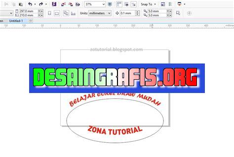 cara memiringkan teks di coreldraw