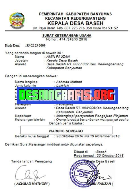 Cara Mengurus Surat Keterangan Usaha