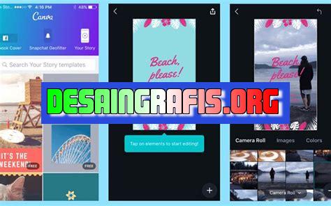 cara menggunakan aplikasi canva di hp