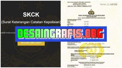 Cara Mengurus Skck Online | Desain Grafis Indonesia