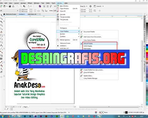 cara memunculkan toolbox di coreldraw