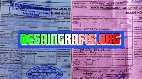 Cara Mengurus Tilang Slip Biru 2017