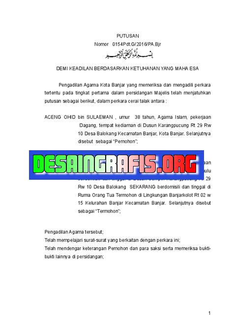 Cara Mengurus Surat Cerai Sepihak