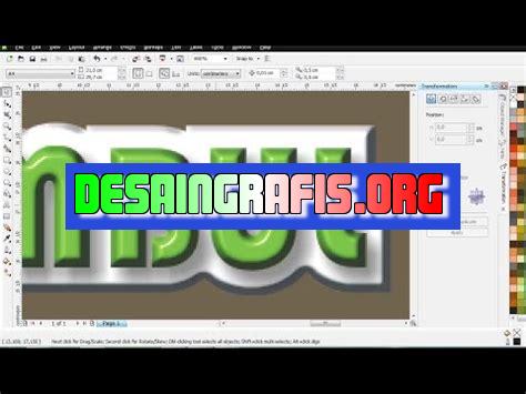 cara membuat huruf tebal di coreldraw