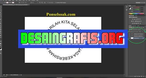 cara membuat tulisan melingkar di canva