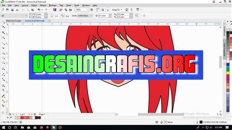 cara membuat anime dengan coreldraw