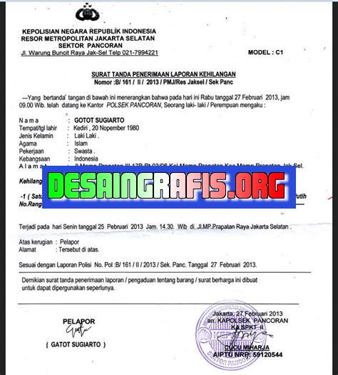 Cara Mengurus Surat Kehilangan Ktp Di Kantor Polisi