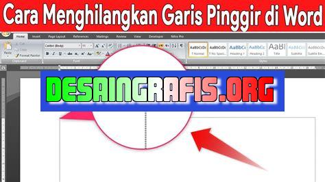 cara menghilangkan drawing canvas word