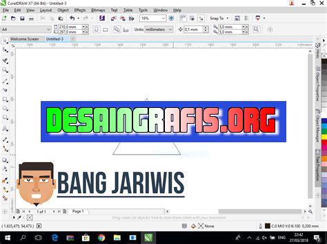 cara membuat logo google drive di coreldraw