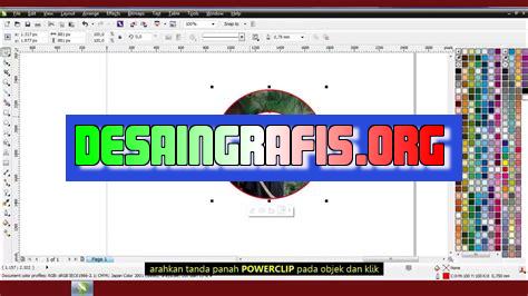 cara mengcrop di coreldraw x7