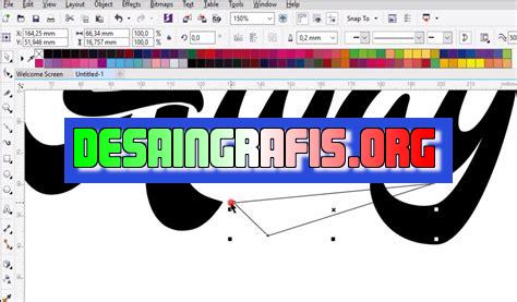 cara membuat variasi tulisan di coreldraw