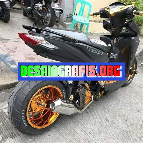 Modifikasi Vario 125 Old Hitam