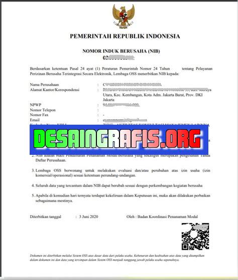 Cara Mengurus Nib Perusahaan