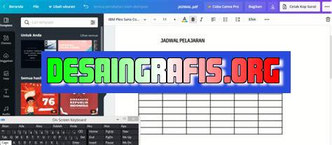 cara buat tabel di aplikasi canva