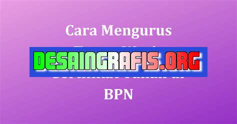 Cara Mengurus Turun Waris | Desain Grafis Indonesia